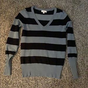 Striped long sleeve top